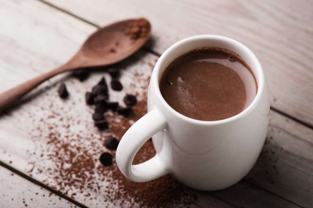 chocolate quente cremoso