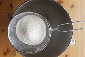 farinha de trigo peneirada
