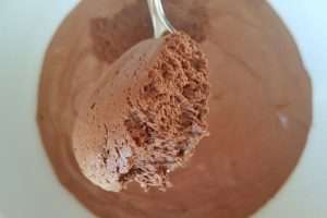 mousse de chocolate