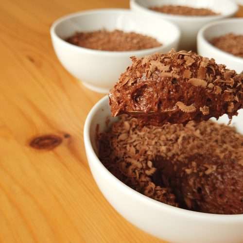 mousse de chocolate simples