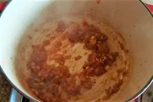 estrogonofe adição de tomate