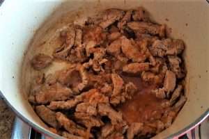 estrogonofe de carne
