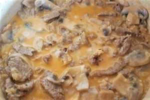 estrogonofe de carne