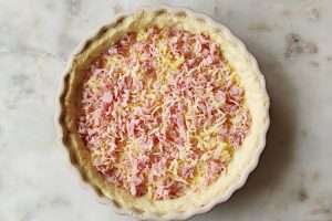 quiche de presunto e queijo