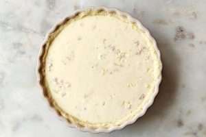 quiche de presunto e queijo