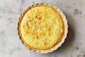 quiche de presunto e queijo