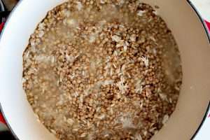 arroz com lentilhas