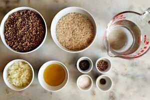 arroz com lentilhas