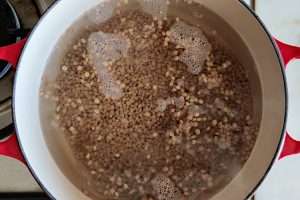 arroz com lentilhas