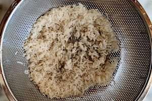 arroz com lentilhas