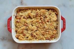 crumble de maçã