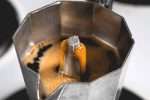 receita de café na cafeteira italiana