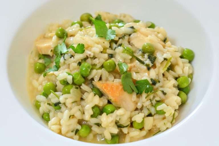 risoto de frango