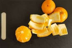 preparo da laranja