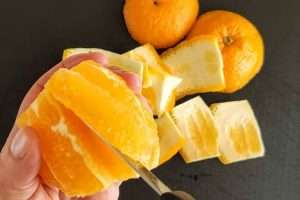 preparo da laranja