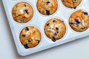 muffin de blueberry