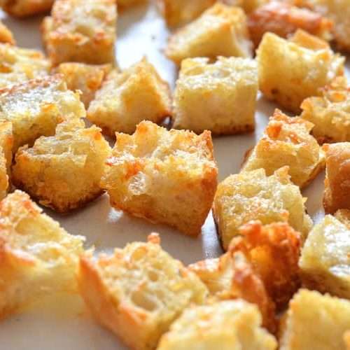receita de croutons