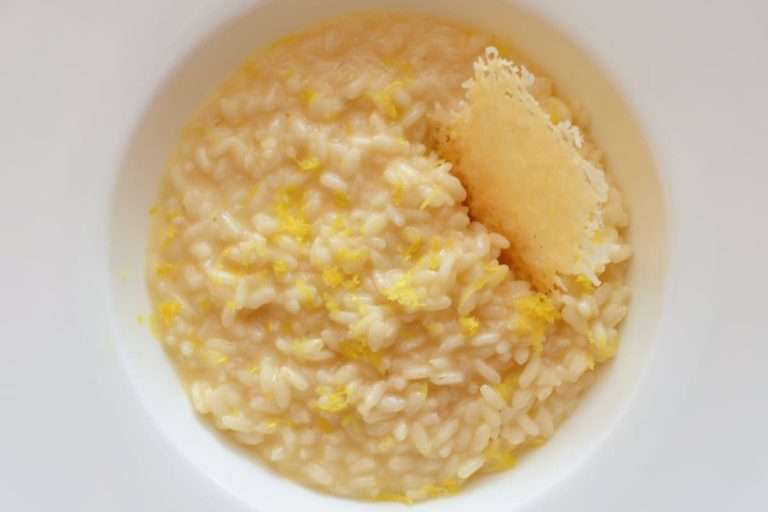 risoto de limão siciliano ou risotto de limão