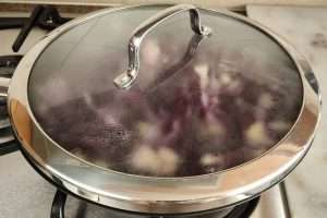 Repolho roxo refogado