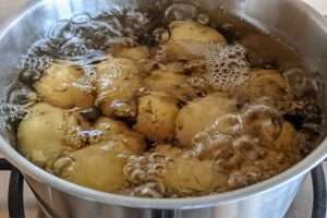 cozinhe em água fervente por cerca de 15 minutos