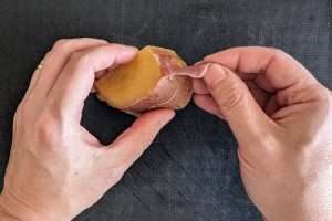 retire a casca da batata