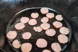arroz com linguiça
