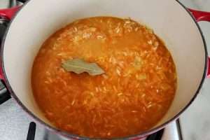 arroz com cenoura