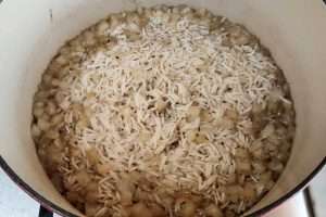 arroz com frango