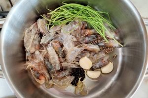 caldo de camarão