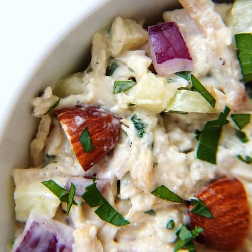 receita de salpicão de frango americano ou chicken salad