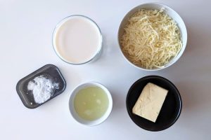 separe os ingredientes