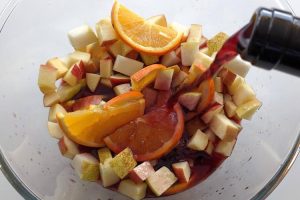 adicione um vinho tinto seco