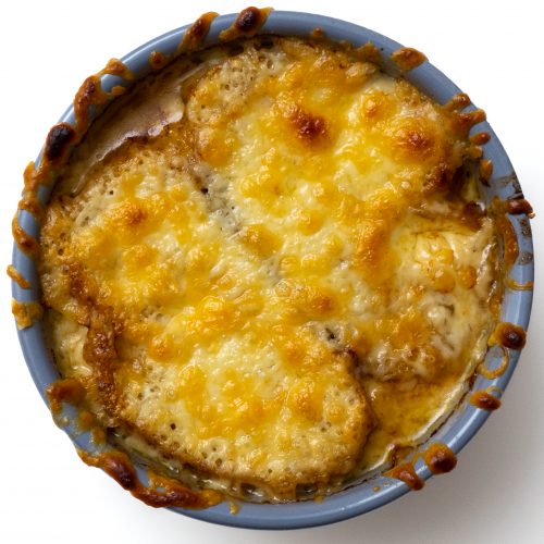 receita de sopa de cebola gratinada