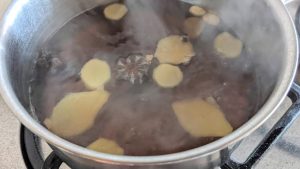 ferva por cerca de 10 minutos