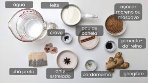 ingredientes do masala chai