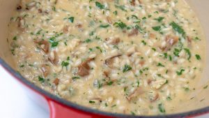 rende 2 porcoes de risoto de funghi