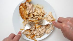 desfiar o frango