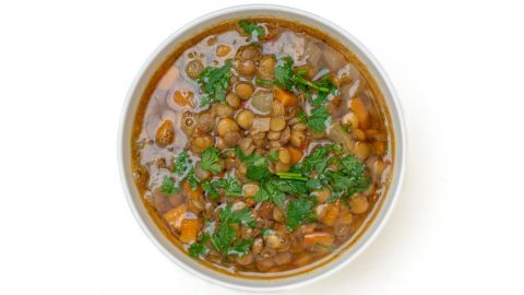 receita de sopa de lentilhas