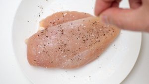 tempere o frango
