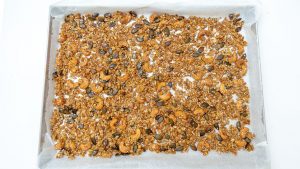 armazene a granola salgada