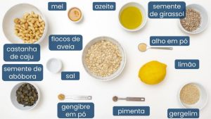 ingredientes da granola salgada