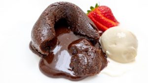 receita de petit gateau de chocolate