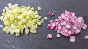 corte os vegetais
