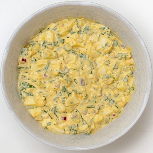 receita de salada de ovo