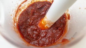 bater o ketchup novamente