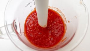 bater o tomate