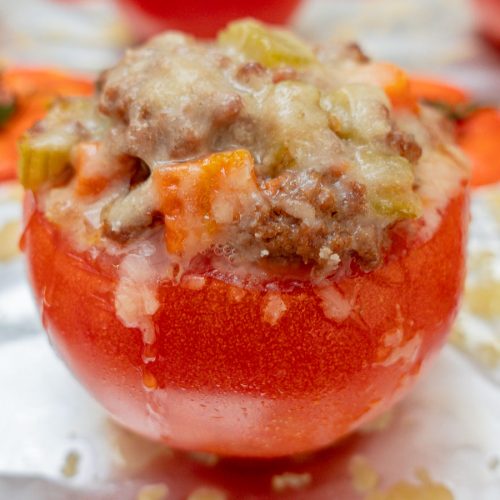 receita de tomate recheado com carne moida