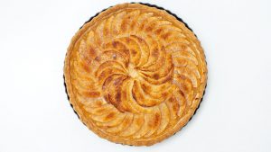 retire a torta do forno