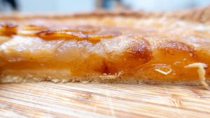 torta de maçã está pronta